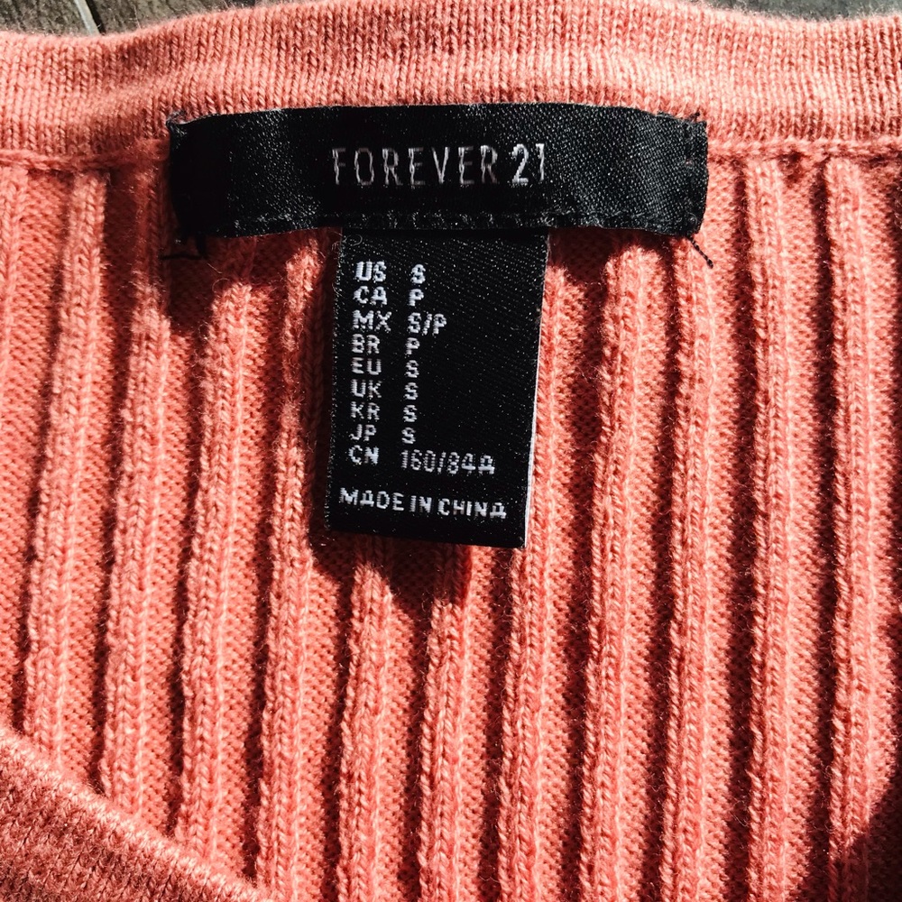Forever 21 Pink Sweater Dress w/ Lace up Front Detail - Picture 2 of 3